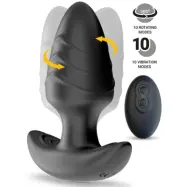 Frank Rotating& Vibrating Anal Plug With Remote