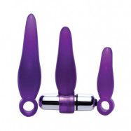 Frisky: Fanny Fiddlers, 3 Piece Finger Rimmer Set + Vibrating Bullet