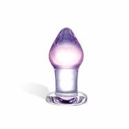 Gläs - Amethyst rain glass butt plug