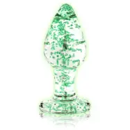 Glass Butt Plug Glow in the Dark (S)