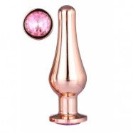 Gleaming Love Large Pleasure Plug, Rose Gold