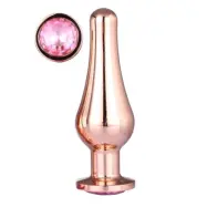 Gleaming Love Large Pleasure Plug, Rose Gold