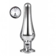 Gleaming Love Large Pleasure Plug, Silver