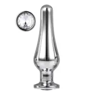 Gleaming Love Large Pleasure Plug, Silver