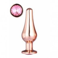 Gleaming Love Medium Pleasure Plug, Rose Gold