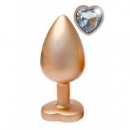 Gleaming Love Pearl Plug Large, Champagne