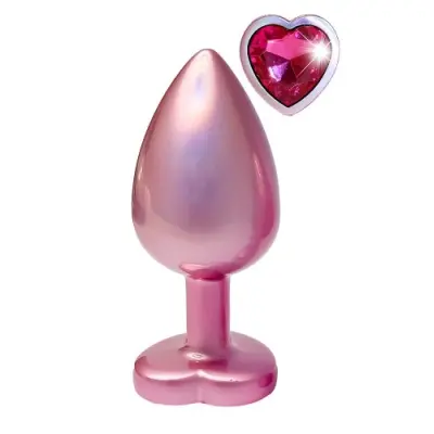 Gleaming Love Pearl Plug Large, Rosa