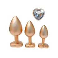 Gleaming Love Pearl Plug Set, Champagne