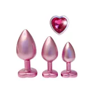 Gleaming Love Pearl Plug Set Pink