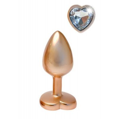 Gleaming Love Pearl Plug Small, Champagn