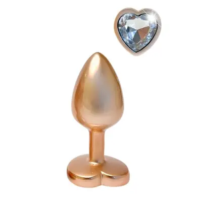 Gleaming Love Pearl Plug Small, Champagn