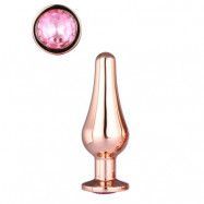 Gleaming Love Pleasure Plug - Rose Gold - Large