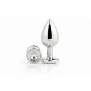 Gleaming Love Silver Plug Large