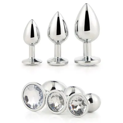 Gleaming Love Silver Plug Set