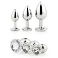 Gleaming Love Silver Plug Set