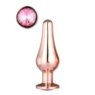 Gleaming Love Small Pleasure Plug, Rose Gold