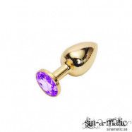 Golden Buttplug, purple – small