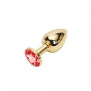 Golden Buttplug, red – small