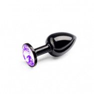 Gun Metal Black - Purple jewel 34mm