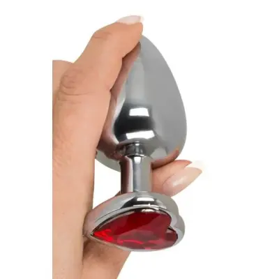 Heart Diamond Anal Plug Large