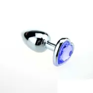 Heart Metal Buttplug - Ice