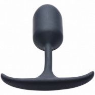 Heavy Hitters Medium Viktad Buttplug - Svart