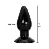 Hidden Desire Buttplug Large 14 Cm Black