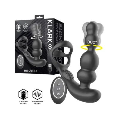 IntoYou: Klark, Waving&Vibrating Anal Plug with remote