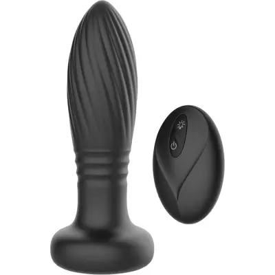 IntoYou: Tainy, Thrusting LED Lighted Anal Plug with Remote