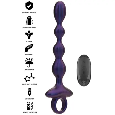 Jackie Vibrating Anal Plug Remote Control