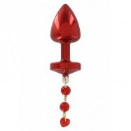 JEWELL BUTTPLUG RED T2