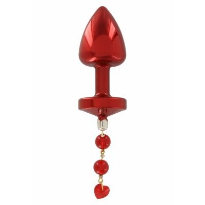 JEWELL BUTTPLUG RED T2