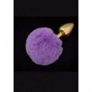 Jewellery Gold Fluffy Purple - S