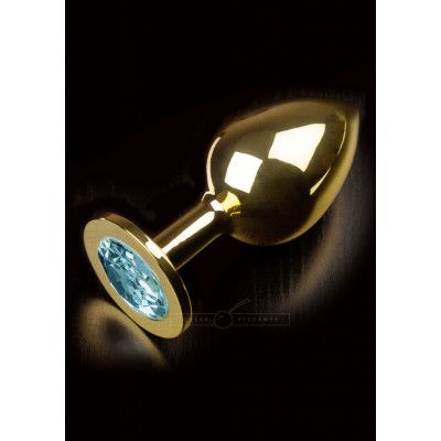 JEWELLERY LARGE GOLD WATER BLUE