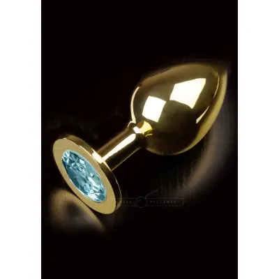 JEWELLERY LARGE GOLD WATER BLUE