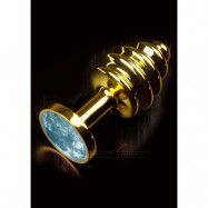 JEWELLERY RIBBED GOLD WATER BLUE