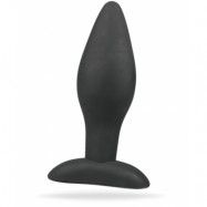 Large Black Silicone Buttplug