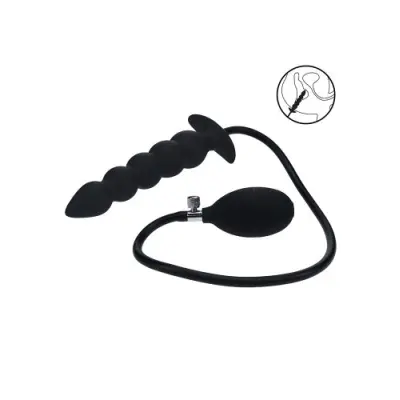 Levelz Beaded Inflatable Anal Plug