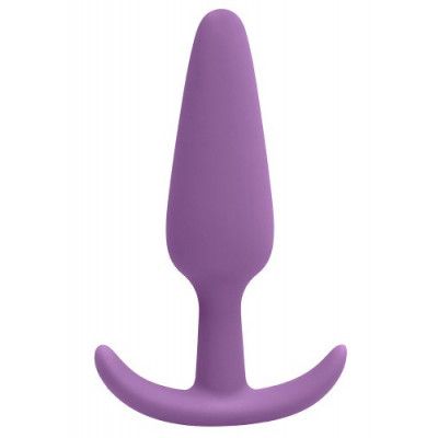 Lila Analplugg 9 cm