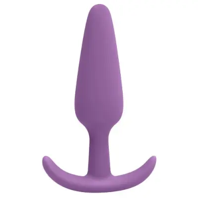 Lila Analplugg 9 cm