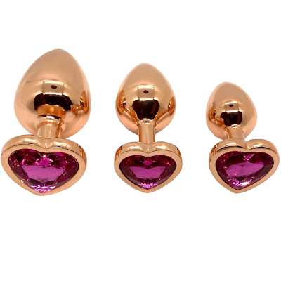 Lustly Analplugg Hjärta Rosé Rosa