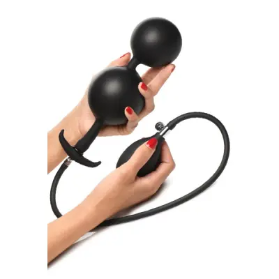 Master Series Inflatable Silicone Anal Plug