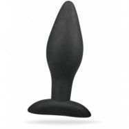 Medium Black Silicone ButtPlug