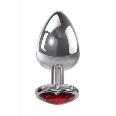 Medium Red Heart Gem Anal Plug