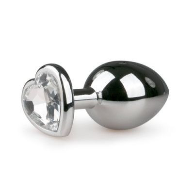 Metal Butt Plug Silver Medium
