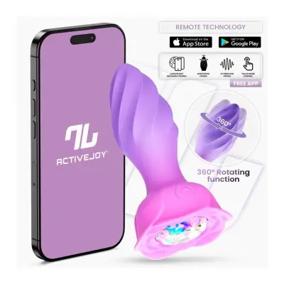 Moxy Butt Plug with Rotation 360º with App