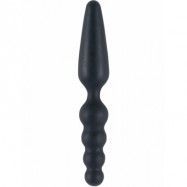 Nanma: Ass-Jacker Buttplug, 18 cm, svart