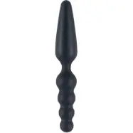Nanma: Ass-Jacker Buttplug, 18 cm, svart