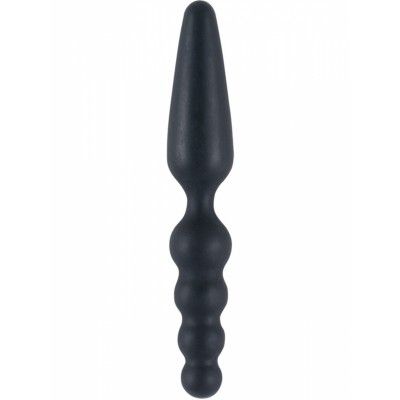 Nanma: Ass-Jacker Buttplug, 18 cm, svart