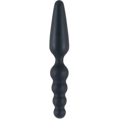 Nanma: Ass-Jacker Buttplug, 18 cm, svart